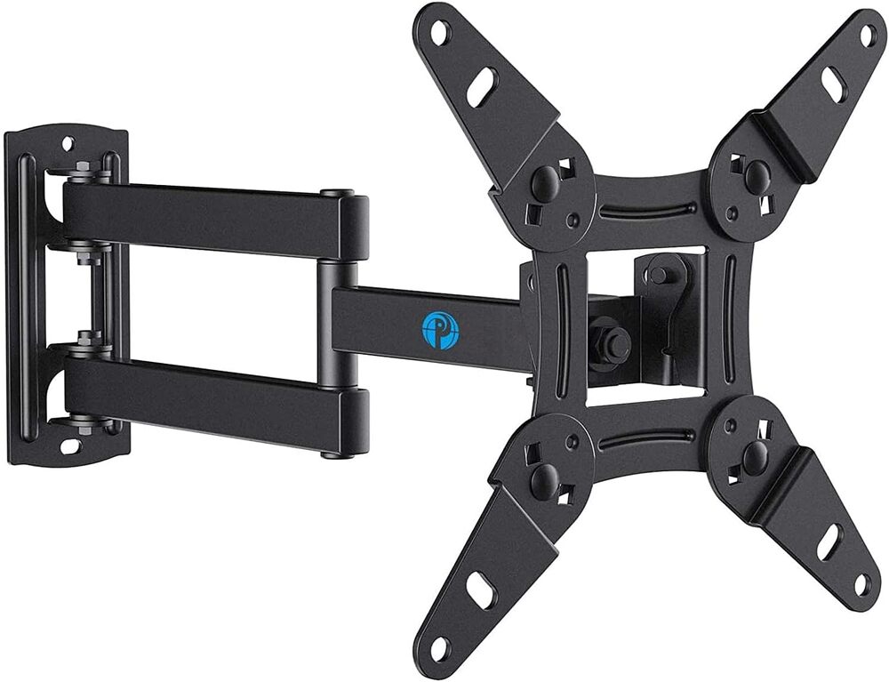 Full Motion Wall Mount Bracket Articulating Arms Swivel Tilt Ext up to 44 lbs